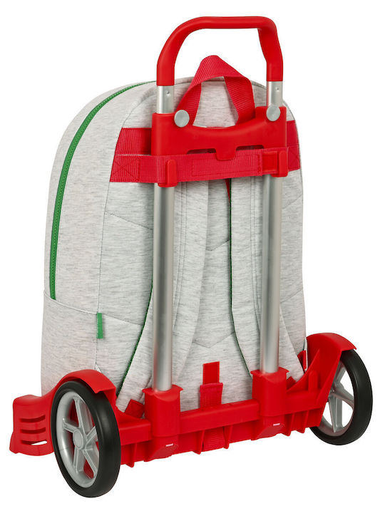 Benetton Pop Școală Geantă Cărucior Elementar în culoarea Gri L30 x l14 x Î46cm S4308057