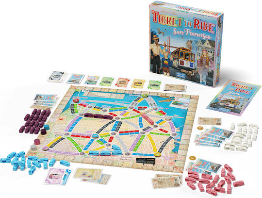 Επιτραπέζιο Παιχνίδι Ticket to Ride - San Francisco για 2-4 Παίκτες 8+ Ετών (EN) Days of Wonder