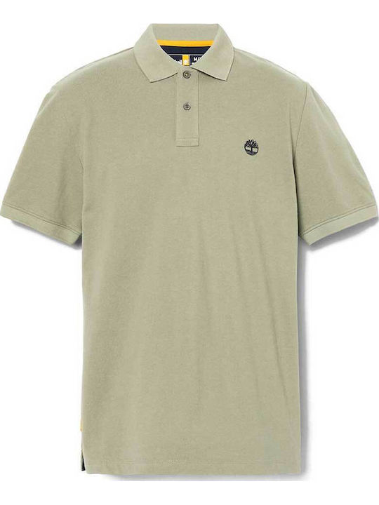 Polo Short Sleeve Khaki Blouse