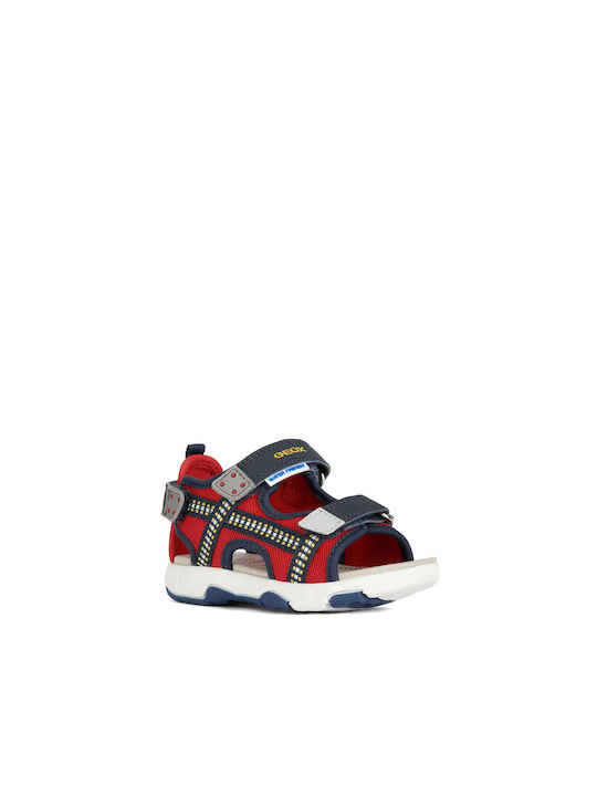 Geox Shoe Sandals Multy Anatomic Red