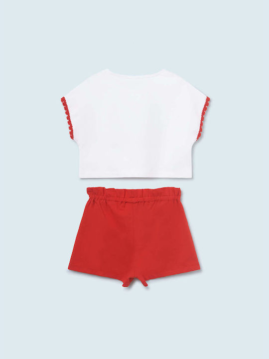 Mayoral Kids Set with Shorts Summer 2pcs White