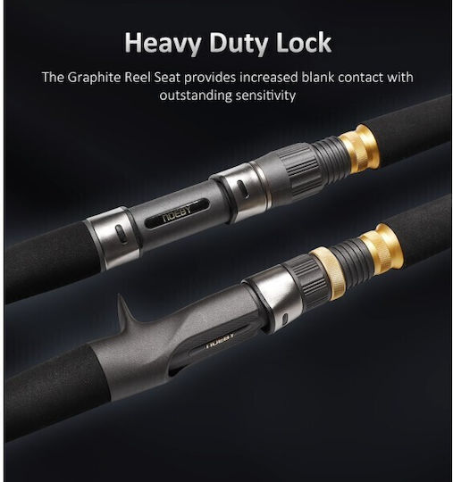 Noeby Boat Fishing Rod for Vertical Fishing / Inchiku / Jigging / Trolling 2.13m 80-300gr