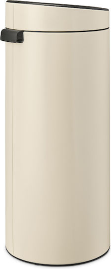 Brabantia Кошче Touch New за Боклук от Неръждаема Стомана Тласък Мек Бежов 30лт