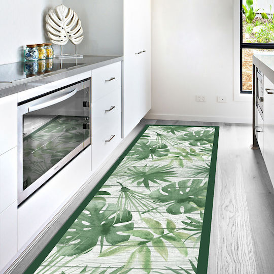 Ango Covoraș De Bucătărie Coridor Impermeabil 50x180cm 284668 Verde Ango Covoraș De Bucătărie Coridor Impermeabil 50x180cm 284668 Verde