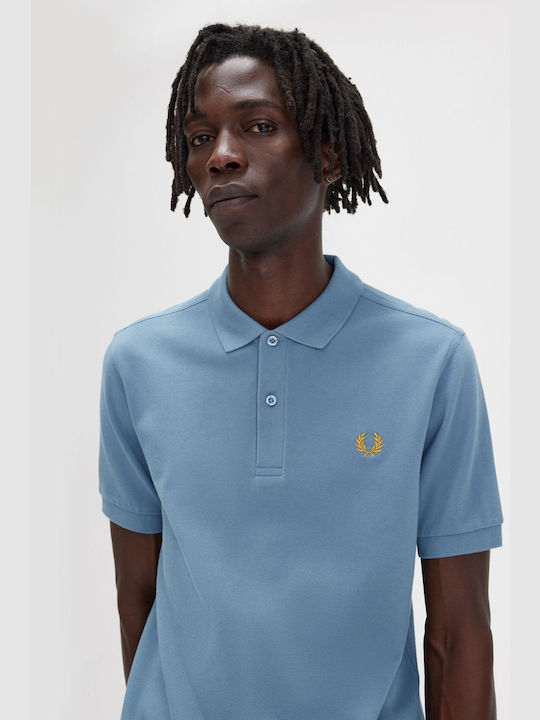 Polo Kurzarmhemd Ash Blue