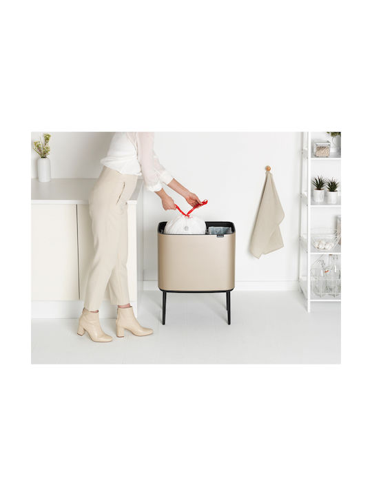 Brabantia Bo Coș de Gunoi Champagne 34lt 1buc