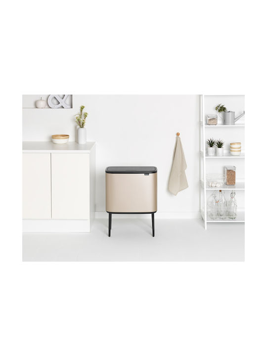 Brabantia Bo Coș de Gunoi Champagne 34lt 1buc