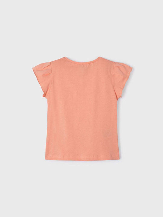 Mayoral Kids Blouse Short Sleeve Orange