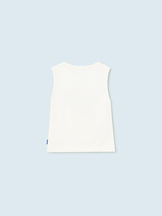 Mayoral Kids Blouse Sleeveless White