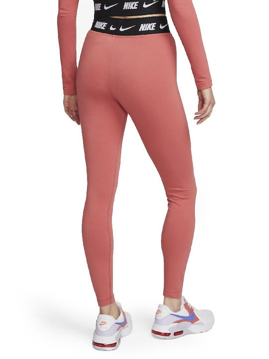 Women's Long Training Legging High Waisted Burgundy