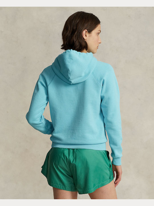 Ralph Lauren Women's Hooded Sweatshirt French Turquoise