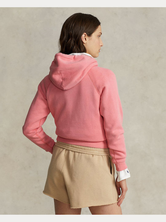 Ralph Lauren Women's Hooded Sweatshirt Dolce Pink