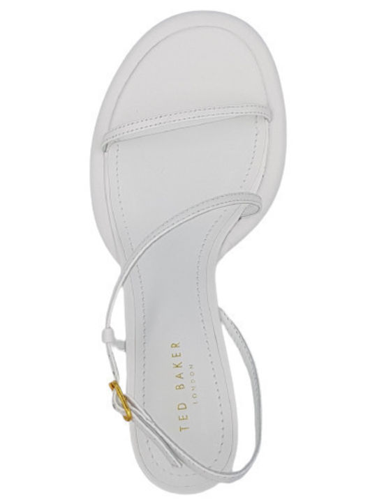 263103 Leder Sandalen Anatomisch Weiß