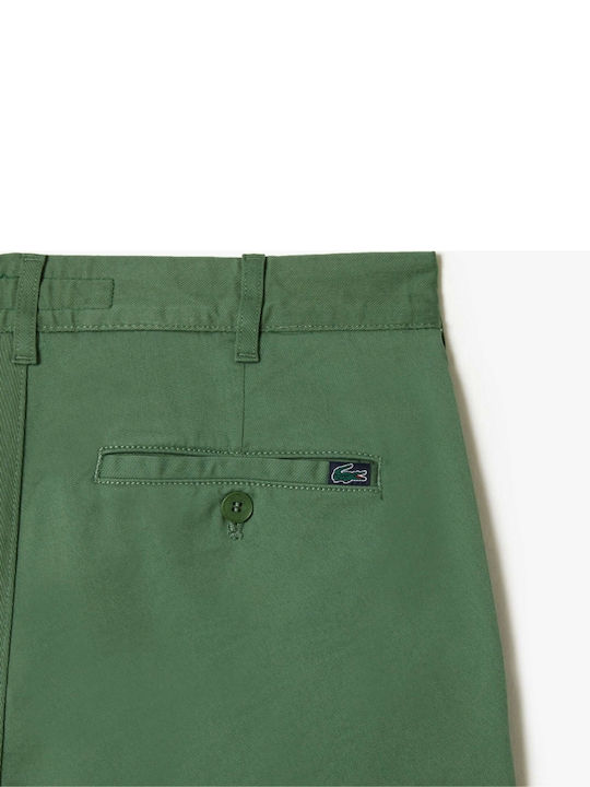 Trousers Chino Elastic in Slim Fit Green