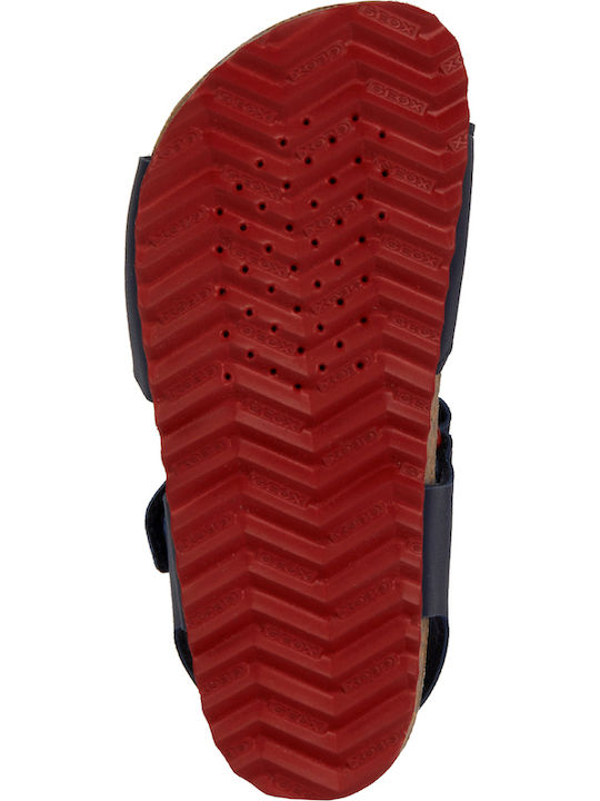 Kinder Sandalen Ghita Anatomisch mit Klettverschluss & Lichtern Marineblau