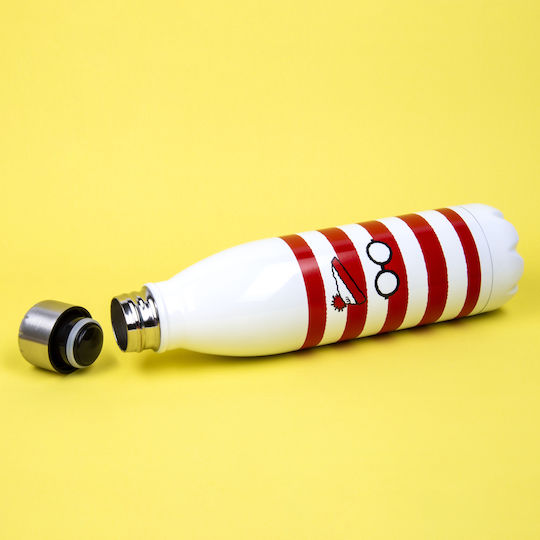 Fizz Set Sticlă Pentru Copii Din Aluminiu Termos Alb 500ml
