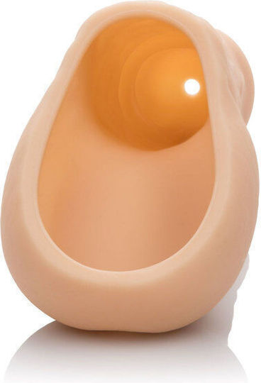 Calexotics Stand-To-Pee Packer Ρεαλιστικό Dildo με Όρχεις Flesh 15.25cm