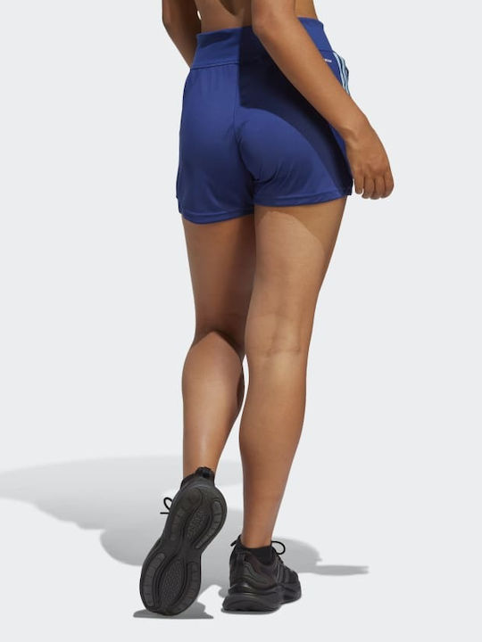 Adidas Tiro Femei Talie înaltă Pantaloni scurți Victory Blue