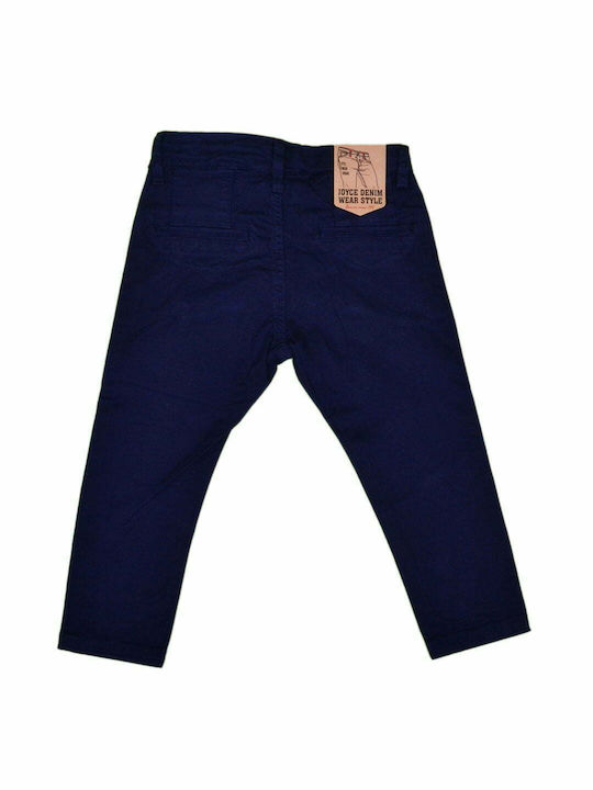 Joyce Boys Fabric Trouser Navy Blue