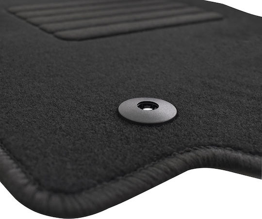 Rigum Set of Front and Rear Mats 4pcs for Mazda 3 / 6 2014 2018 Black