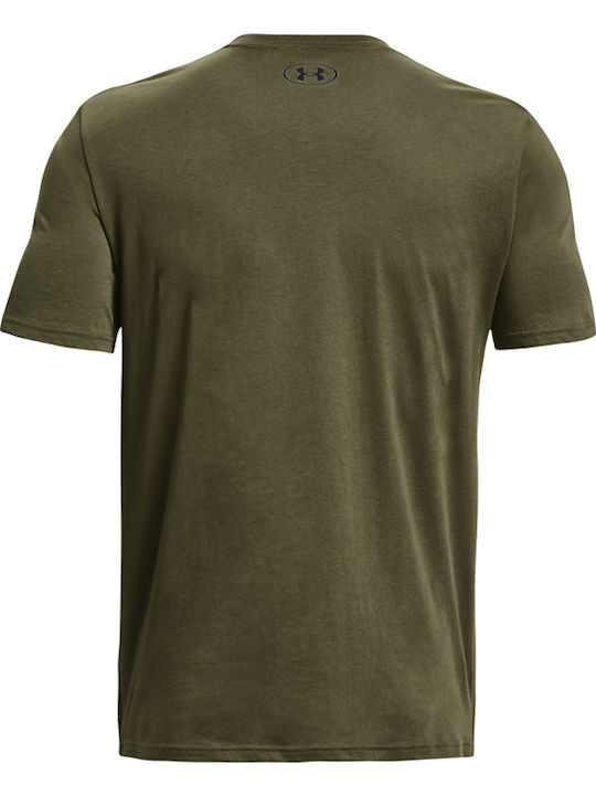Αθλητικό T-shirt Λαδί