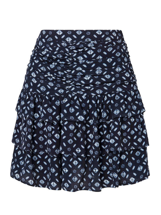 Eimi Denim Mini Fustă Albastru marin
