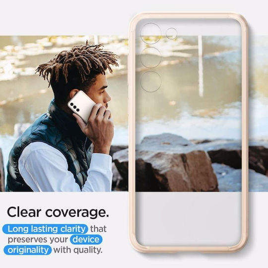 Spigen Ultra Hybrid Umschlag Rückseite Kunststoff 2mm Sand Beige (Galaxy S23)
