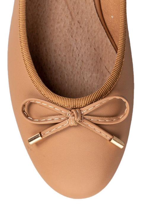 Envie Shoes Damen Ballerinas in Beige Farbe