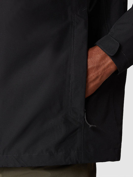 Sangro Men's Winter Jacket Waterproof and Windproof Black