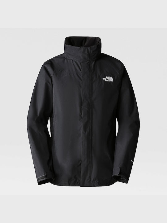 Sangro Men's Winter Jacket Waterproof and Windproof Black