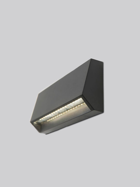 Forlight Επιτοίχια Εξωτερική Πλαφονιέρα LED IP65 1.4W με Φυσικό Λευκό Φως 10x6εκ.
