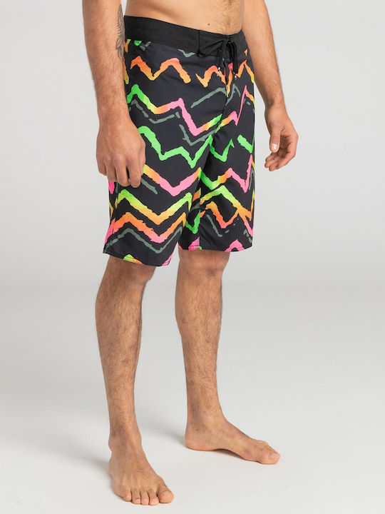 Sundays OG Men's Swimwear Bermuda Stealth with Patterns
