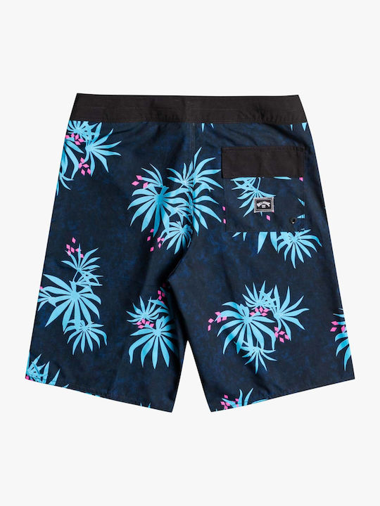 Sundays OG Men's Swimwear Bermuda Navy Blue with Patterns