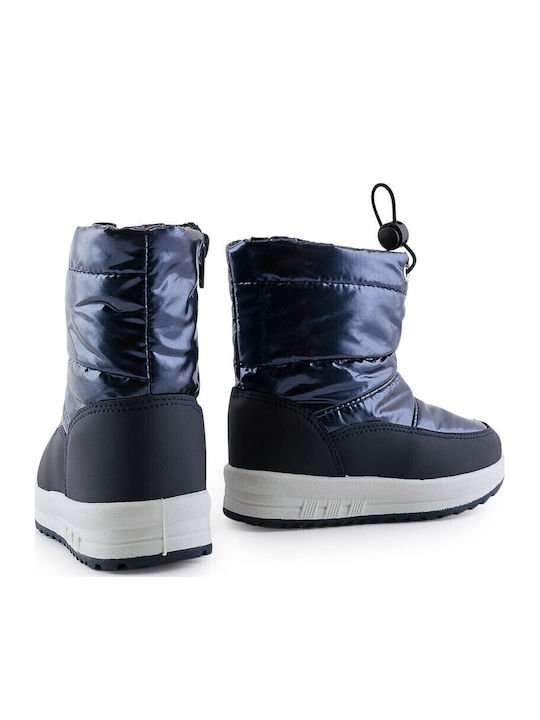 Kids Wellies with Internal Lining Navy Blue