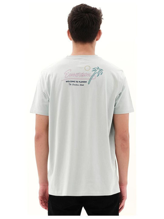 Emerson Ανδρικό T-shirt Mint με Λογότυπο