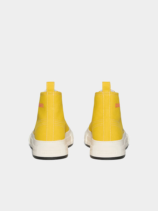 Adidași Flatforms Tip Botine Galbeni Pentru Bărbați