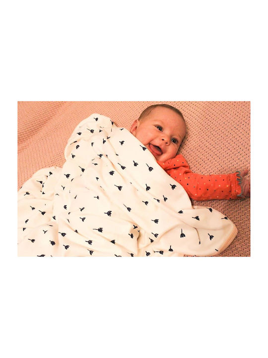 Fresk Blanket Nursery Swaddling Blankets Hedgehog Cotton Green 80x100cm