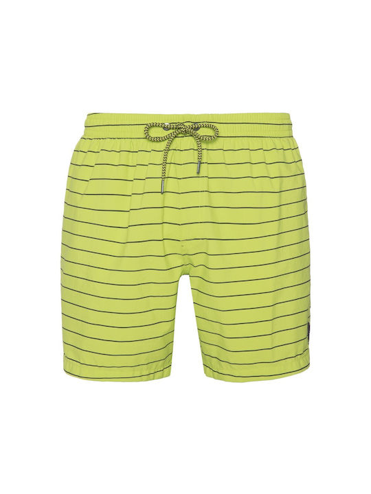 Protest Sharif Men's Swimwear Shorts Green Striped