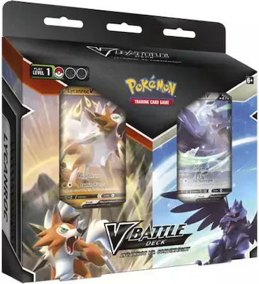 Pokemon Pokemon TCG: V Battle Lycanroc VS Corviknight Double Deck Bundle Pokémon Deck POK809576