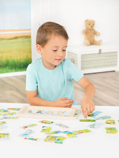 Lemnos Puzzle pentru Copii 4 Anotimpuri 36buc Beleduc