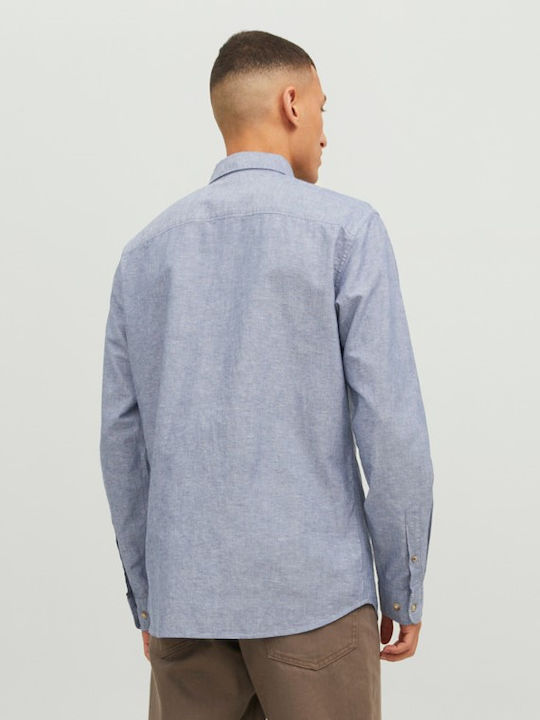 Jack & Jones Herrenhemd Langärmelig Faded Denim