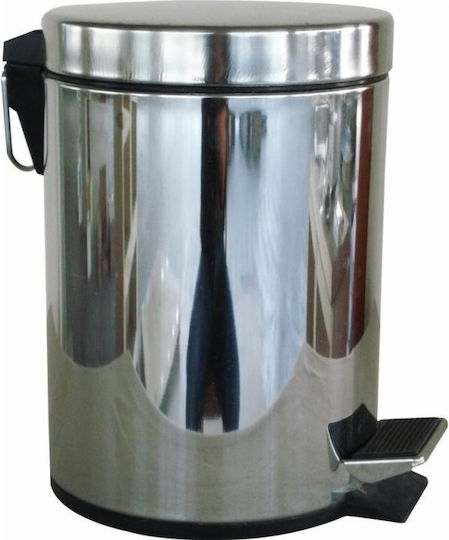 Ankor Ankor Mülleimer aus Inox mit Pedal Silber 20lt