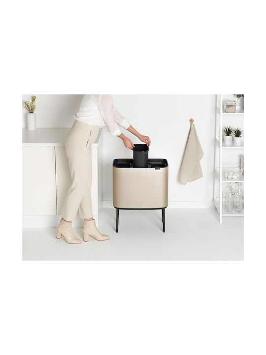 Brabantia Bo Coș de Gunoi Champagne 33lt 1buc