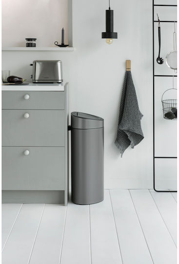 Brabantia Brabantia Touch New Waste Bin Metallic with Sensor Platinum 40L