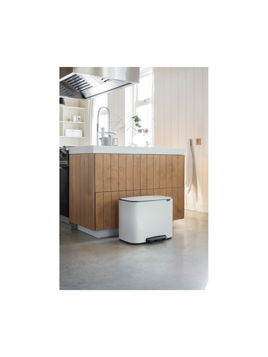 Brabantia Bo Waste Bin Recycling with Pedal White 34lt 1pcs