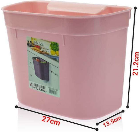 Abfalleimer Abfall Kunststoff Rosa 1Stück