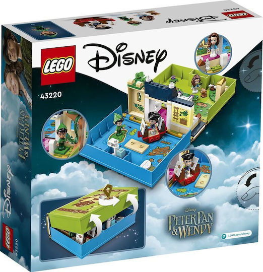 LEGO Disney Peter Pan & Wendy's Aventură în Cartea de Povești pentru 5+ Ani