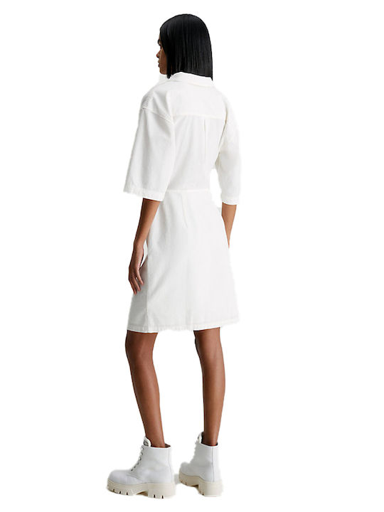 Calvin Klein Summer Mini Dress White