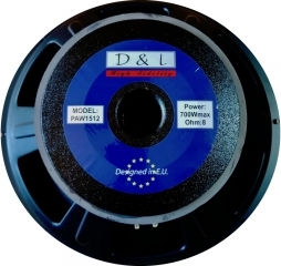 DT Electronics Woofer Speaker PAW1512 15" Impedance 8Ω