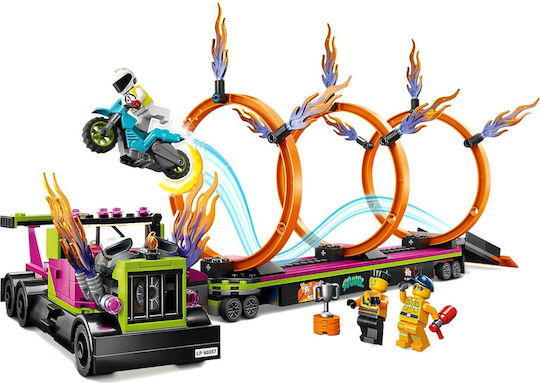 LEGO City Stunt Truck & Ring of Fire Challenge For Age 6+